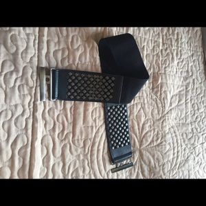 Black Stretchy Belt New